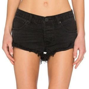 One Teaspoon Black Cutoff Bandits Sz27